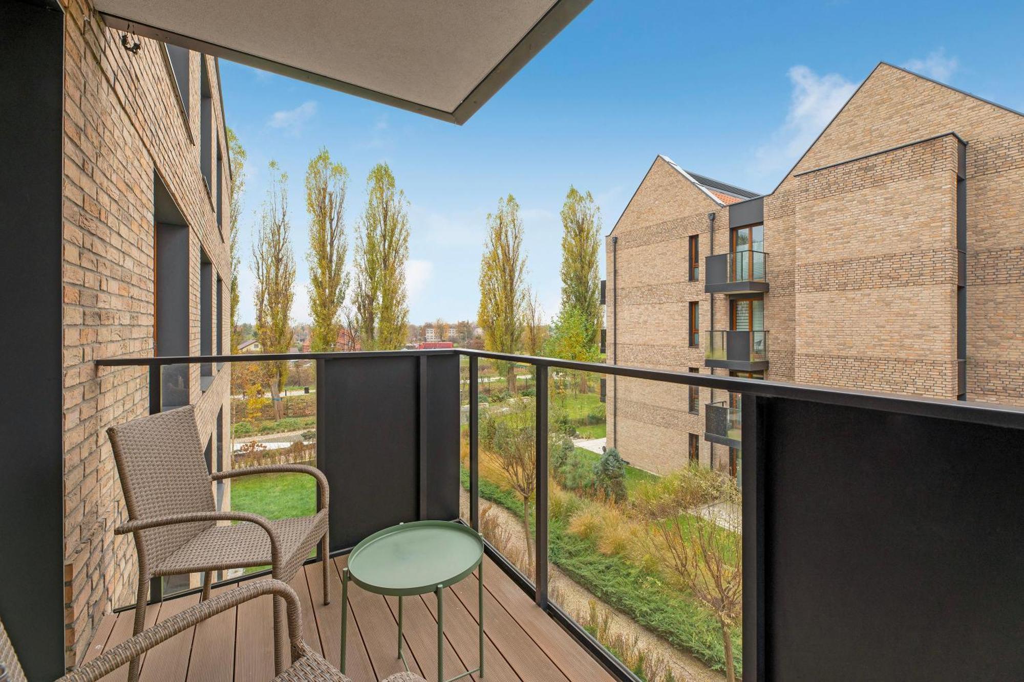 Front Park Apartments With Parking By Lion Apartments Gdańsk Kültér fotó
